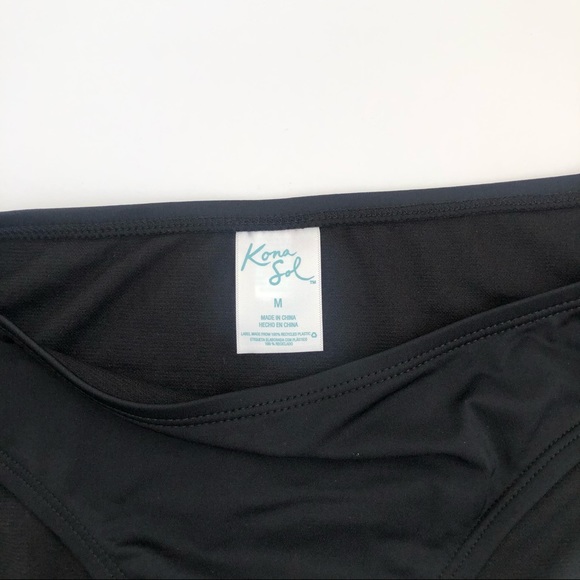 Black and Green 2 pc Medium Bathing Suit - Picture 6 of 6